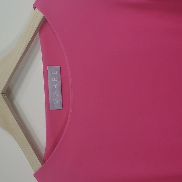 MAARE Pink Ruffle Dress Size Medium - Picture 5 of 12